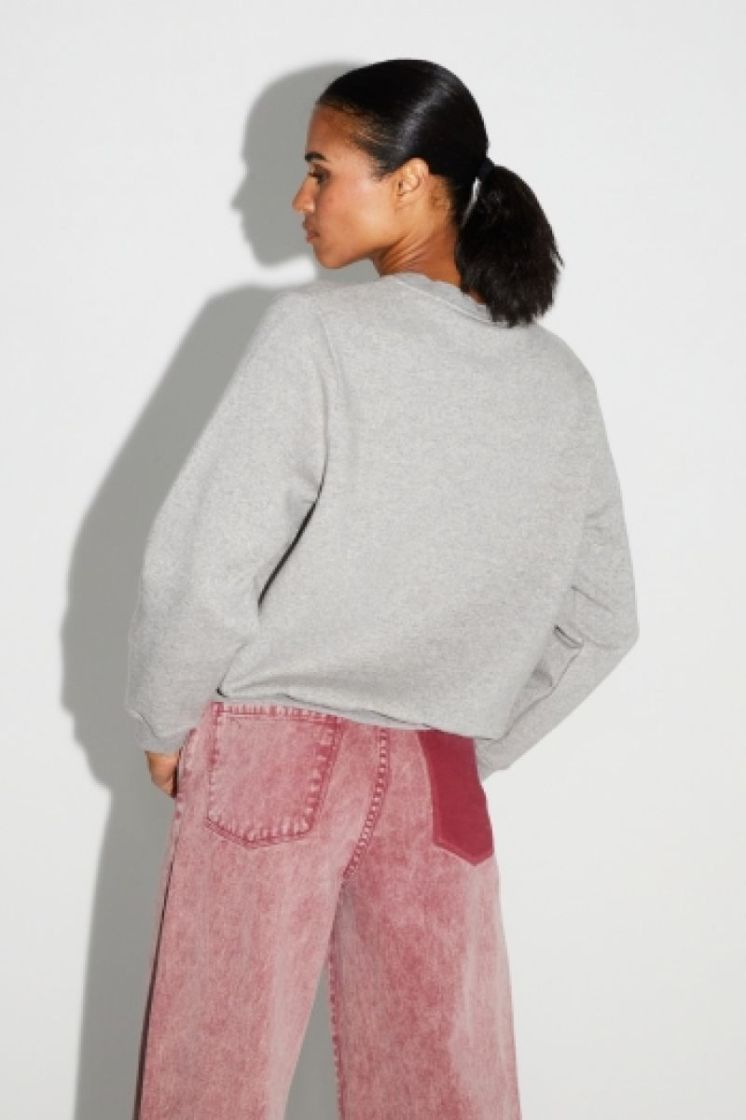 SWEATSHIRT PRICKLY GRIS