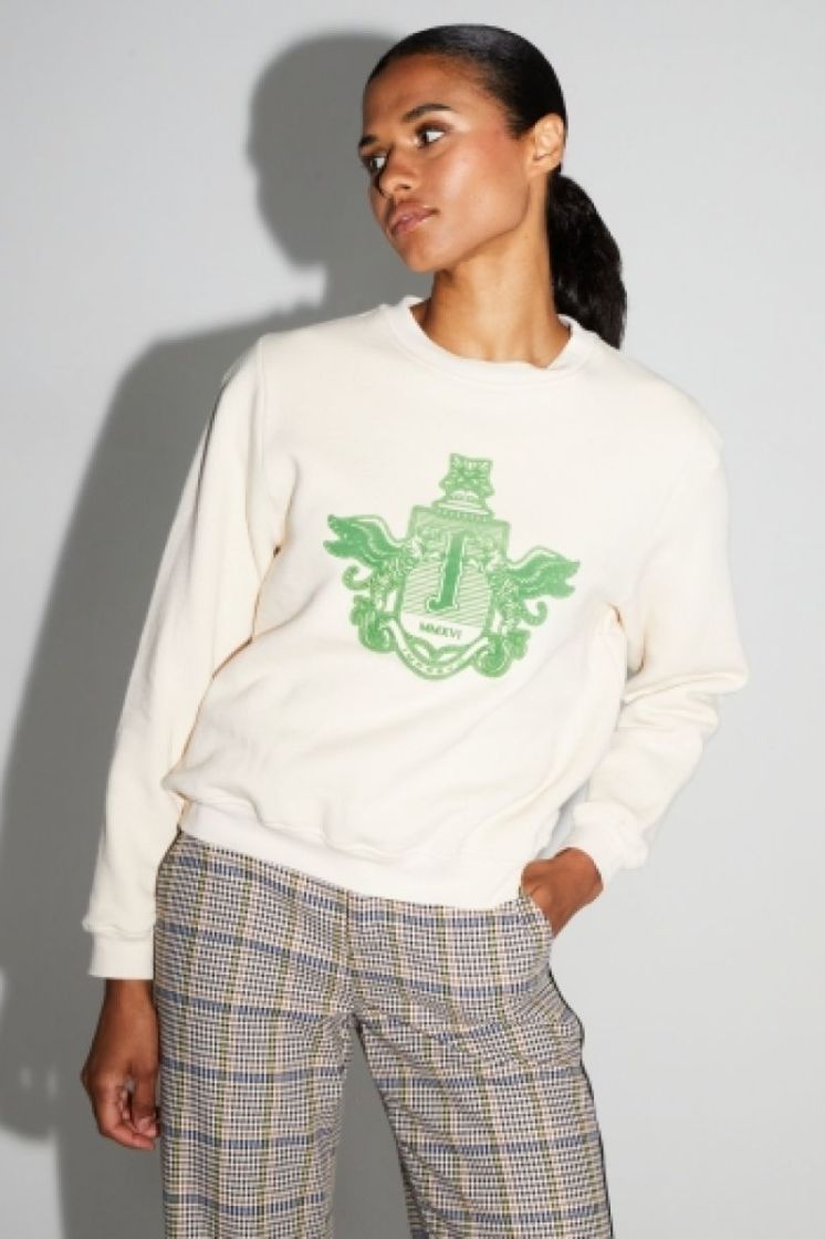 SWEATSHIRT BLASON APPEL white