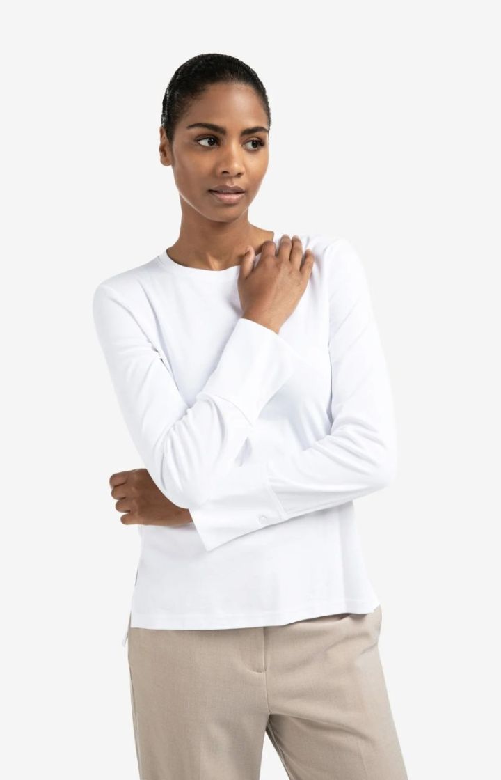LONG SLEEVE  PURE WHITE