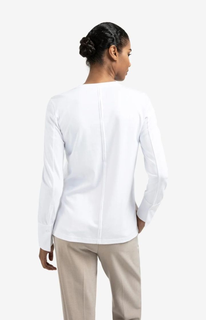 LONG SLEEVE  PURE WHITE