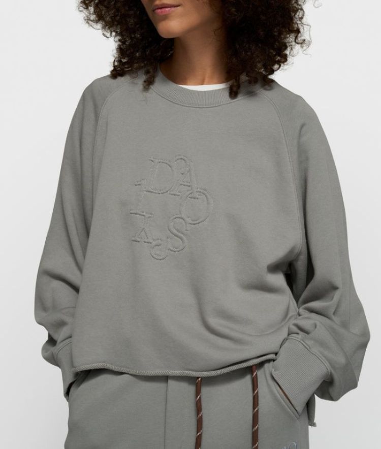 LA sweater curly 10 light graphite