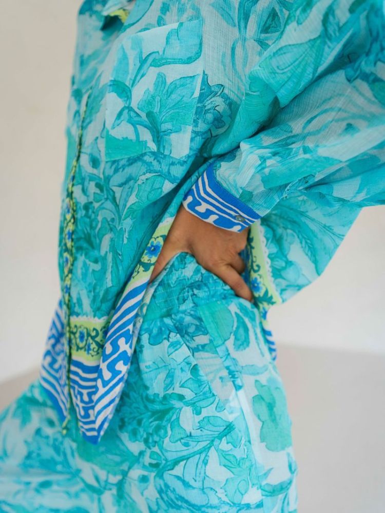Chemisier turquoise TURQUOISE