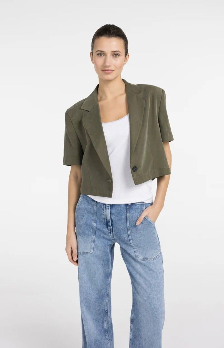 VESTE MANCHES COURTES ARMY GREEN