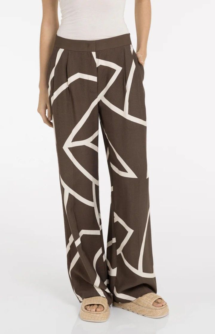 Woven printed  CHOCOLATE