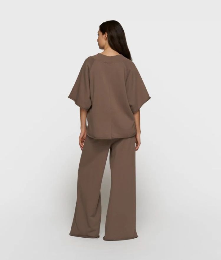 short sleeve sweater v-neck  MOONROCK