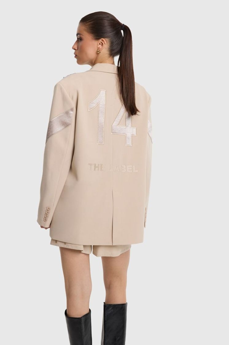 BLAZER SHINY SAND